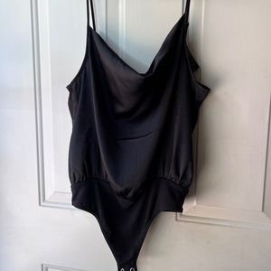 Express Black strap bodysuit